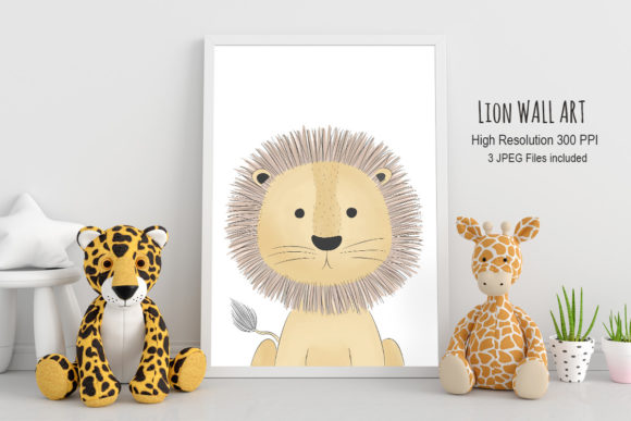 Download Lion Kids Room Wall Art - Kids room wall art Collection