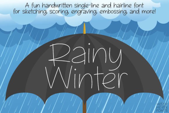 Download Rainy Winter (single Line) - Single line Collection
