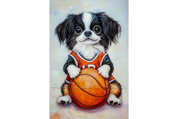Download Japanese Chin Puppy Kids Room Wall Art - Kids room wall art Collection